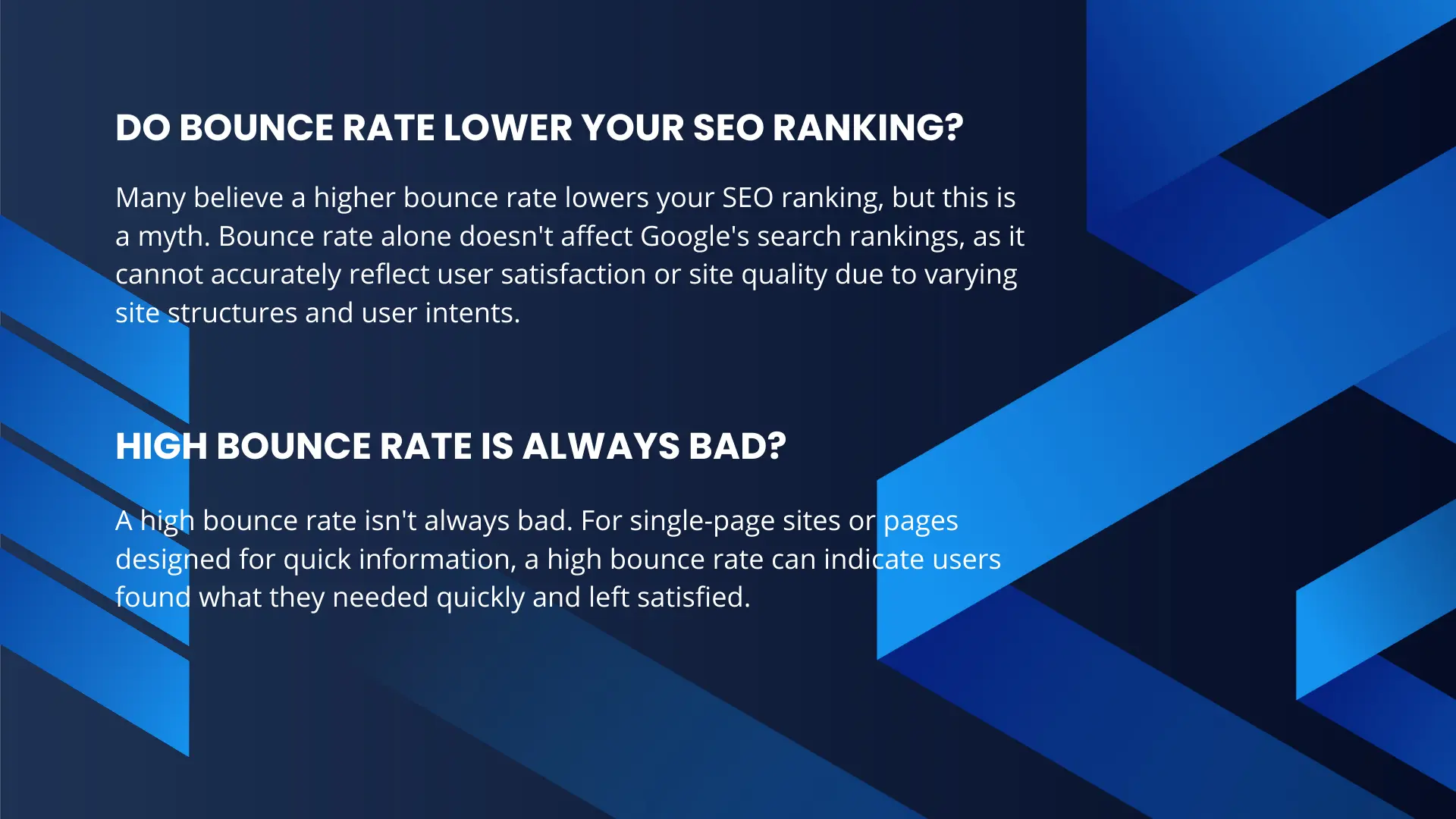 Myths About Bounce Rate