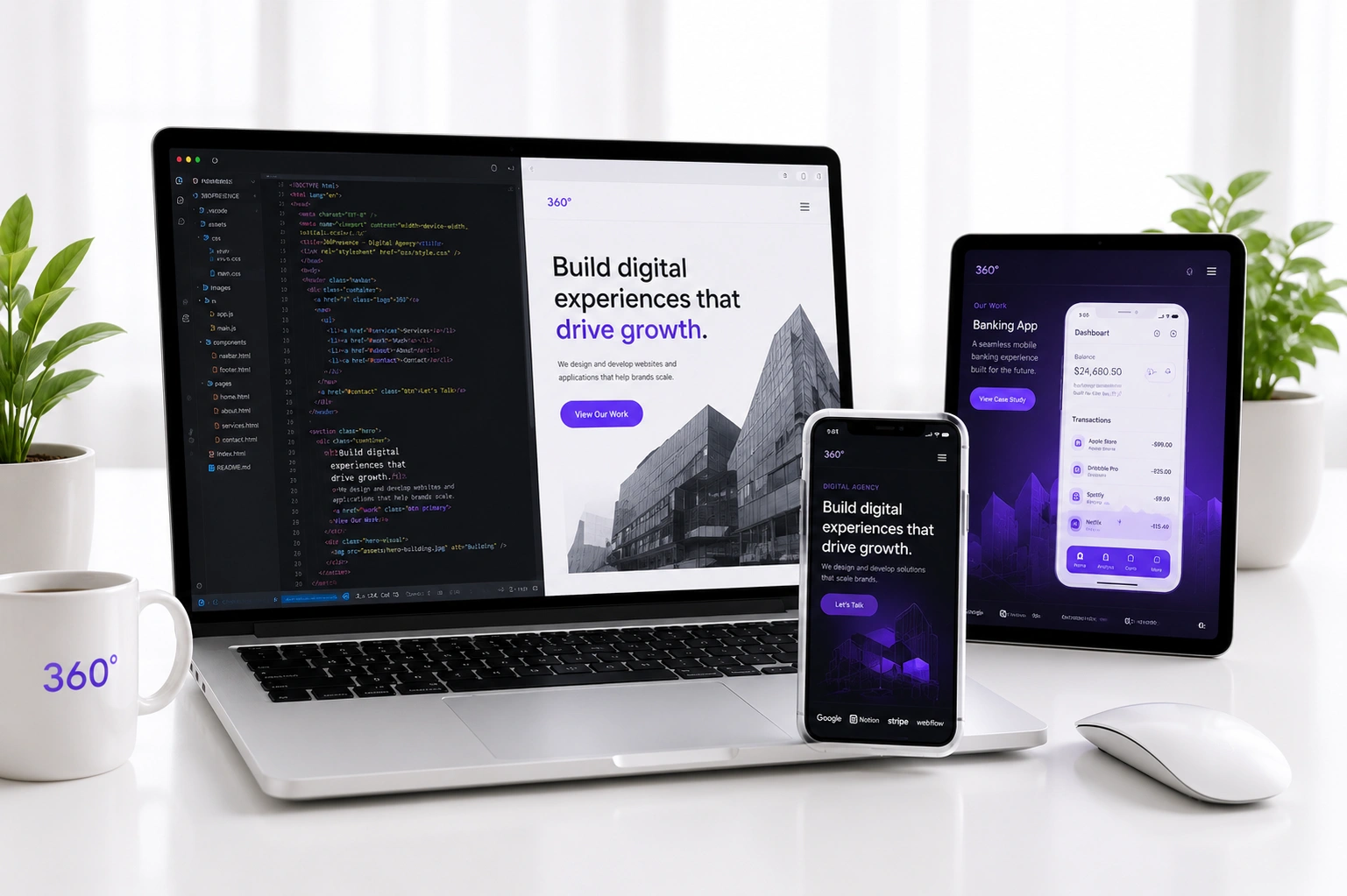 360Presence website development